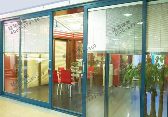 LH-110电动百叶玻璃隔断